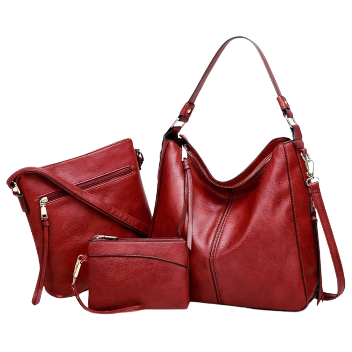 The Everyday Leather 3-Piece Bag Set That Fits Everything