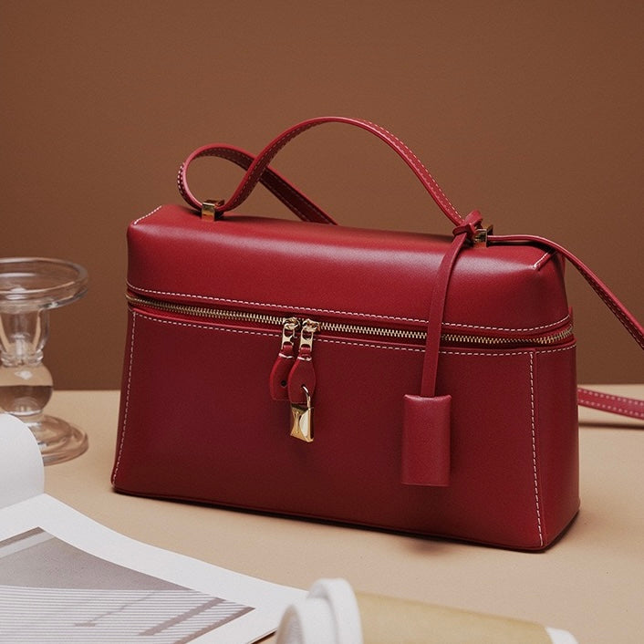 LOLA | Women's Genuine Leather Crossbody Bucket Bag