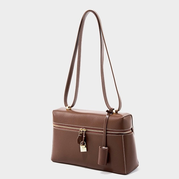 LOLA | Women's Genuine Leather Crossbody Bucket Bag