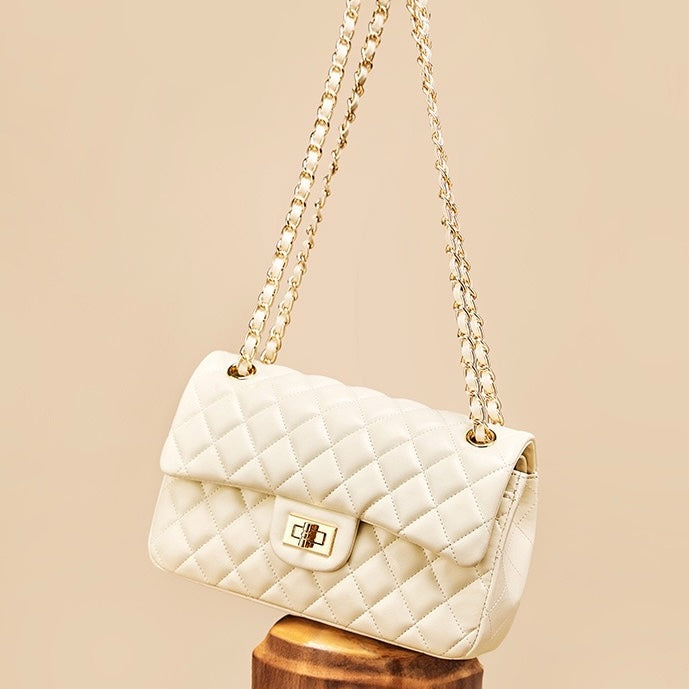 BELLA | Quilted Women's Genuine Leather Shoulder Crossbody Bag