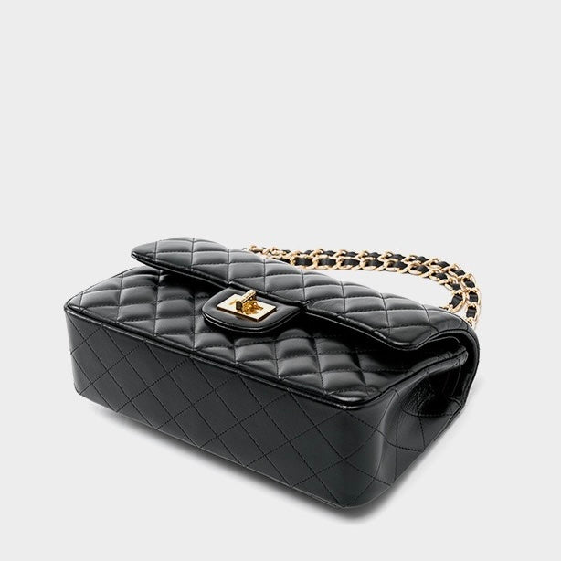 BELLA | Quilted Women's Genuine Leather Shoulder Crossbody Bag