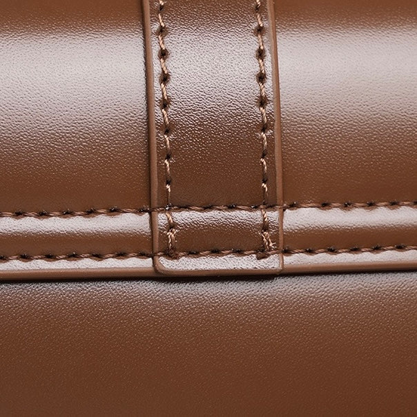 PHOEBE | Genuine Leather Vintage Crossbody Shoulder Baguette Bag