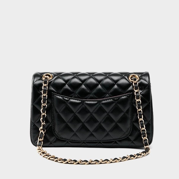 BELLA | Quilted Women's Genuine Leather Shoulder Crossbody Bag