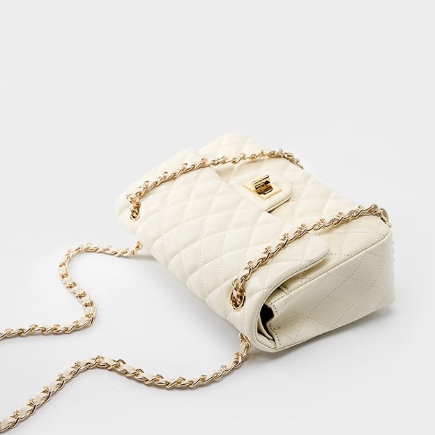 BELLA | Quilted Women's Genuine Leather Shoulder Crossbody Bag