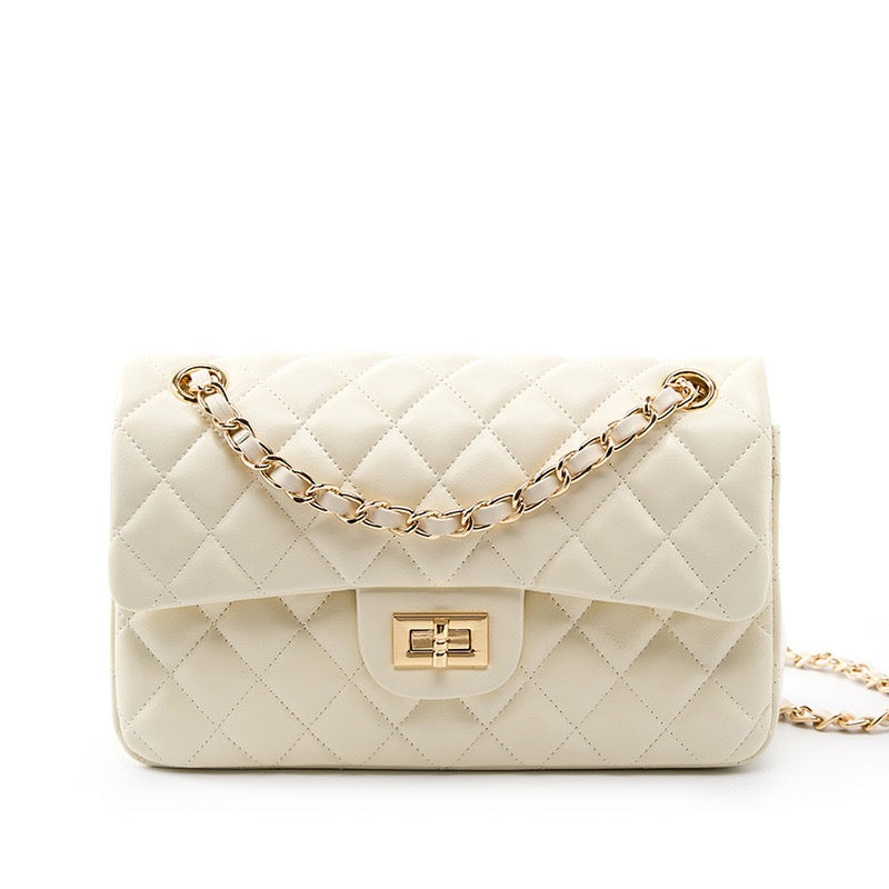 BELLA | Quilted Women's Genuine Leather Shoulder Crossbody Bag