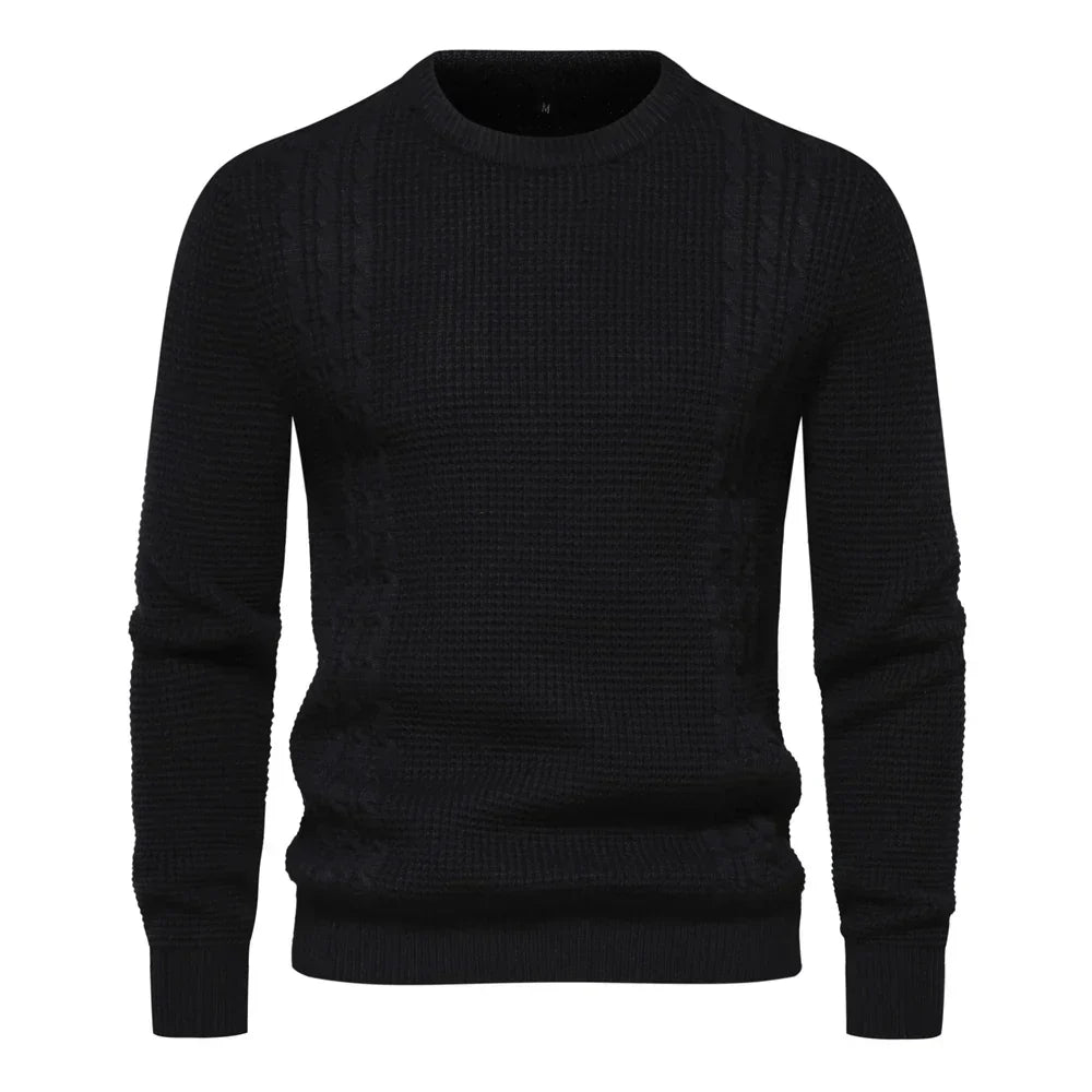 Drechsler | Stickad Casual Varm Herrpullover