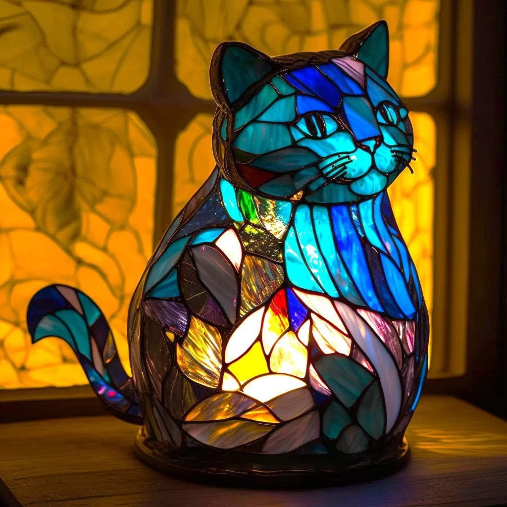 Animal Glow™ | Handgjord Tiffany-lampa